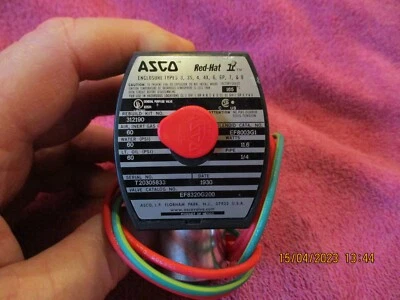 ASCO EF8320G200 STAINLESS STEEL SLOENOID VALVE 1/4'' BRAND NEW FREE SHIPPING - Image 1 of 4