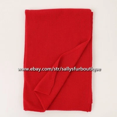 Sallys Boutique 100% Mongolian Knitted Cashmere Scarf Stole Wrap Shawl 180*60cm - Image 1 of 4