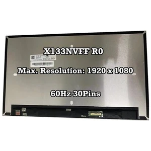 100% sRGB X133NVFF R0 L92715-ND1 Laptop LCD Screen Matrix Panel Non-Touch Screen - Foto 1 di 2