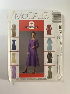 McCalls Kleid in zwei Längen Größe 12-18 ungeschnitten kostenloser Versand - Bild 1 von 4
