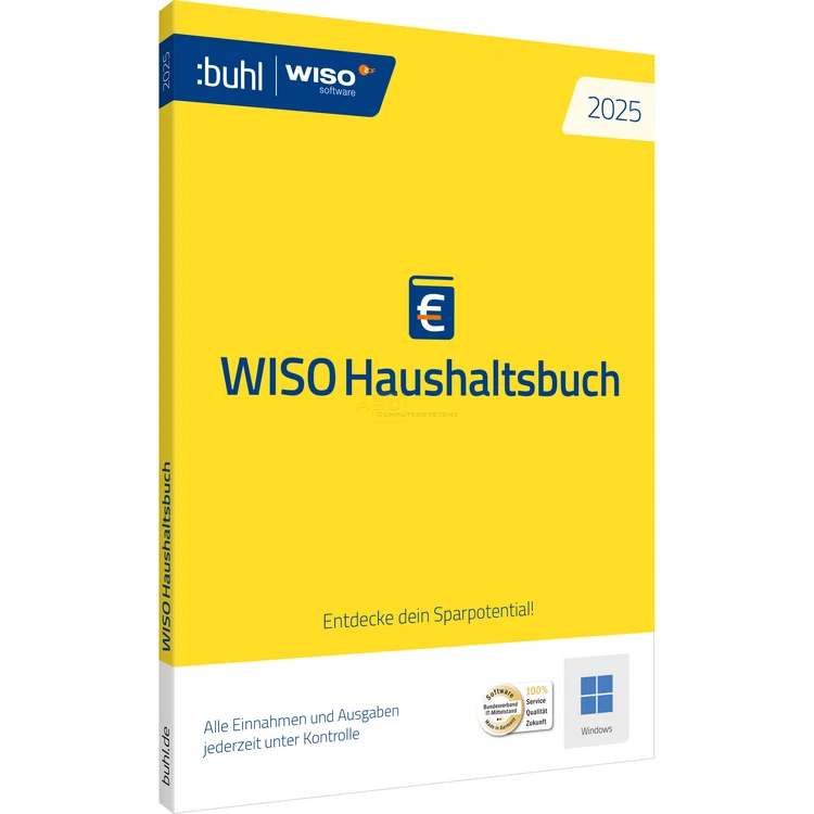 WISO Haushaltsbuch 2025 1 PC Slim-Box Windows 10/11 (NEU/OVP) - Bild 1 von 1