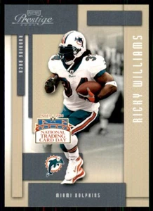 2004 Playoff National Trading Card Day Ricky Williams Miami Dolphins #DP-6 - Bild 1 von 2