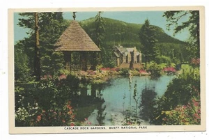 Banff Alberta Banff National Park Cascade Rock Gardens  Byron Harmon Postcard - Picture 1 of 2