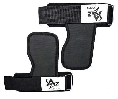 A2Z SPORTS Gym Weight Lifting Straps Power Training Grip Workout Wrist Wraps Pair Gloves