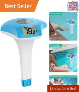 Digital Floating Pool Thermometer - Environment-Friendly Solar-Powered Design - Picture 1 of 8