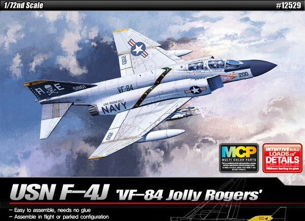 Academy 12529 USN F-4J 'VF-84 Jolly Rogers'  ***WINTERANGEBOT*** - Bild 1 von 1