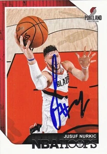 JUSUF NURKIC PORTLAND TRAIL BLAZERS SIGNED CARD DENVER NUGGETS PHOENIX SUNS - Picture 1 of 1