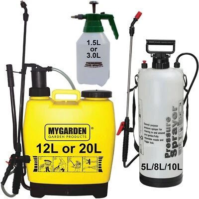 Knapsack Garden Pressure Sprayer Backpack Hand Spray Bottle Weed Killer Chemical