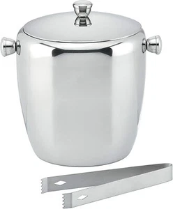 Gorham That's Entertainment Large Ice Bucket with Tongs - Picture 1 of 1
