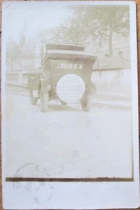 Car Automobile 1928 Realphoto French Advertising Postcard, Paris Ad Agency, RPPC - Picture 1 of 1
