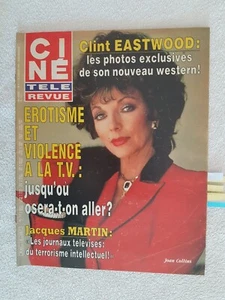 CINE REVUE N°4 1985 J.COLLINS EASTWOOD D.CANNON C.TILTON T.SELLECK ANNE BAXTER - Picture 1 of 16