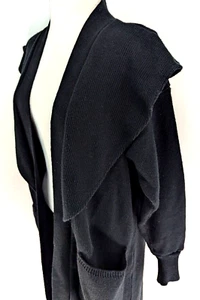 Cárdigan Abierto Plumero S De Colección Años 80 CRERICCI Para Mujer Suéter Cuello Volantes HECHO EN EE. UU. * - Imagen 1 de 10