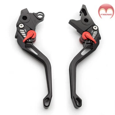 Para Yamaha FZ8 2011 2012 2013-2015 Bicicleta de calle 5D Ajuste Palanca de embrague de freno Negro Foto 1 de 4