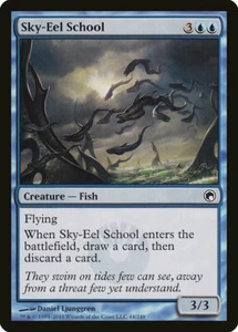 MTG Scars of Mirrodin Sky-Eel School Near Mint English Magic The Gathering  🧙9 - Picture 1 of 2