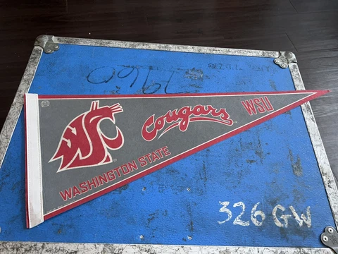 Washington State Cougars 12x30 Felt Pennant Cover