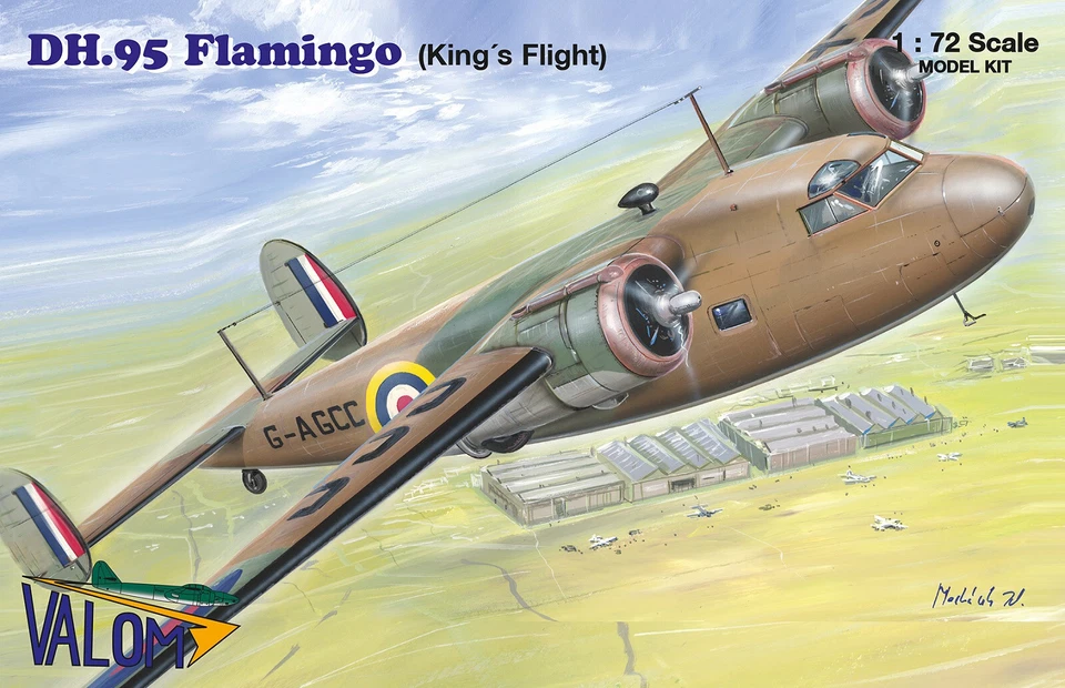 DE HAVILLAND DH.95 FLAMINGO (King's Flight) - PLASTIC KIT 1/72 VALOM - Photo 1/1