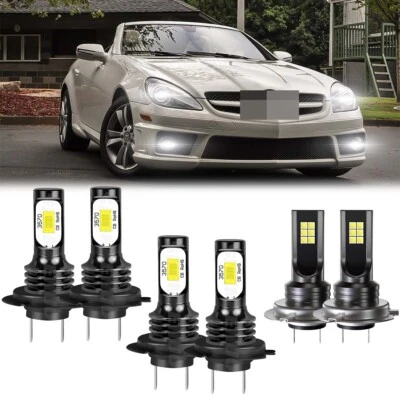 For Mercedes-Benz SLK300 SLK350 2006-2011 - 6x LED Headlight + Fog Light Bulbs - Image 1 of 4