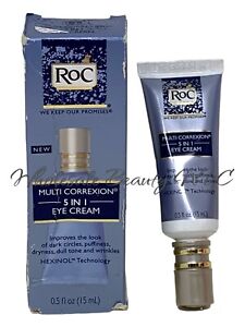 RoC Multi Correxion 5 in 1 Anti-Aging Eye Cream 0.5 Oz/15 ml NIB