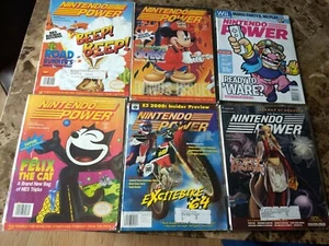 Nintendo Power Issues 40,43,44,,132,157,212 w/ all inserts free shipping - Picture 1 of 2