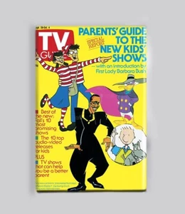 HAMMER MAN - DOUG - DARKWING DUCK / TV GUIDE - 2"x3" POSTER MAGNET retro mc - Picture 1 of 4