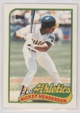 1989 Topps Traded Box Set Rickey Henderson #48T HOF