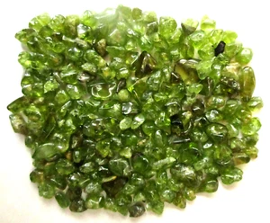 Peridoto - Olivino - Caído - 160 gramos - Arizona - Lote de 155 piezas - Imagen 1 de 2