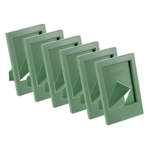 6 Pcs Mini Picture Frames 2.4 x 3.5 Inch Rectangle Photo Frame, Green - Picture 1 of 5