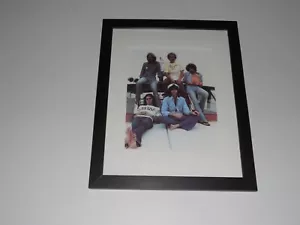 Framed Eagles 1973 Poster on a boat Don Henley, Glenn Frey, Felder 14" by 17" - Picture 1 of 1