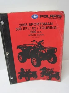 OEM 2008 Polaris Sportsman 500 EFI X2 Touring Service Repair Manual PN 9921315 - Picture 1 of 3