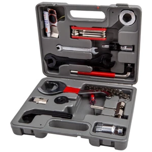 Universal Bicycle Bike Repair Freewheel Tarner Home Mechanic Tool Kit 25Pc - Picture 1 of 10