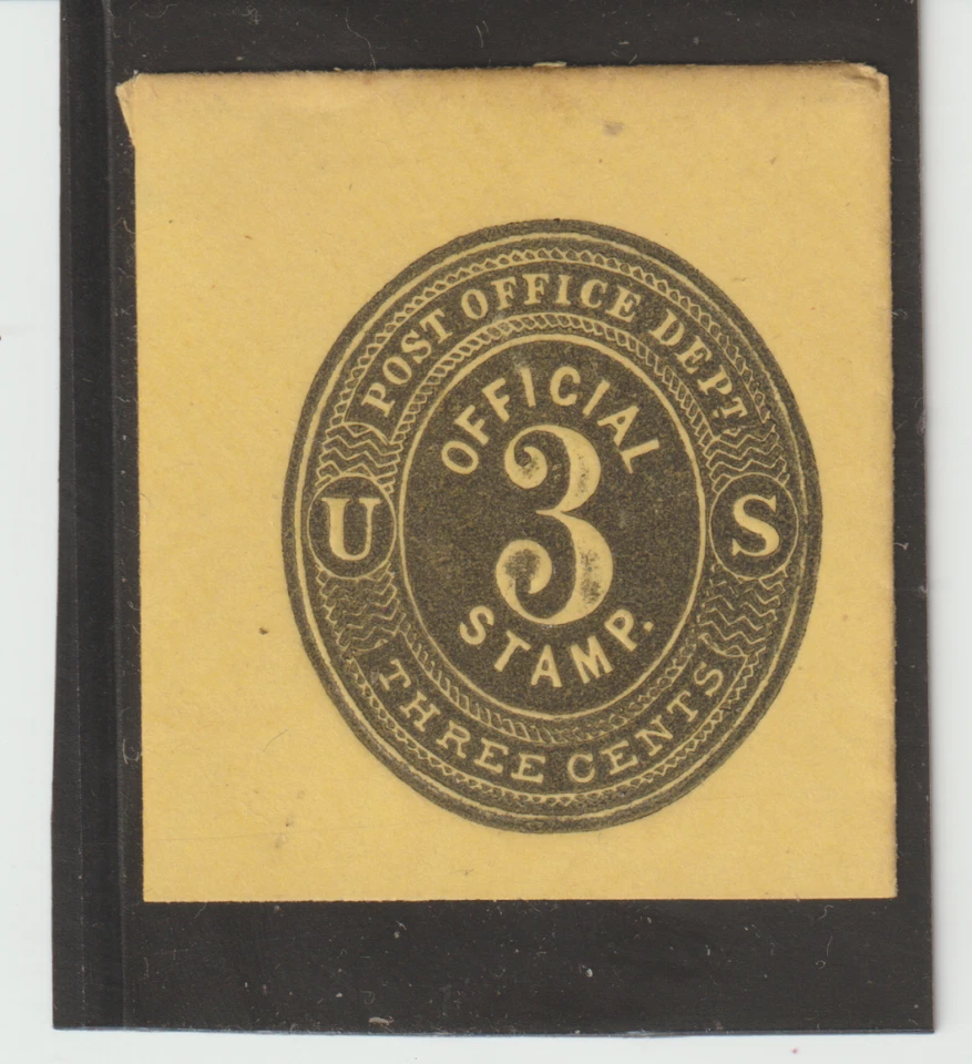 US Scott #UO7 Official Cut Square Full Corner MH Foto 1 de 1