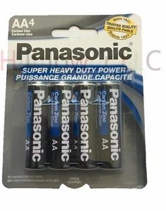 4 piece Panasonic AI Size AAHeavy Duty LR06 MN1500 EN91 Card 1.5V Battery - Picture 1 of 7