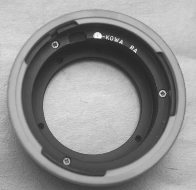 RAREADAPTERS Kowa Kowa 66 Medium F lens onto Canon EOS EF mount adapter without Shutter Actua