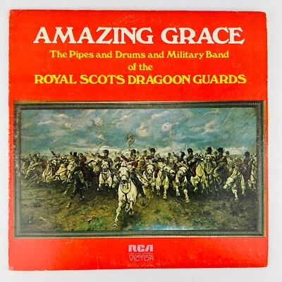 Pipes And Drums Military Band Of The Royal Scots Dragoon Guards Amazing Grace LP - Image 1 of 2