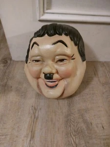 Maschera Laurel and Hardy Halloween Mask Cesar 1979 Oliver Hardy Stanlio e Ollio - Picture 1 of 14