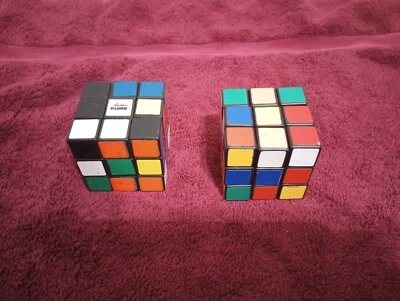 Cubo de Rubik original vintage 1980 Hungría restos del rompecabezas original Foto 1 de 4