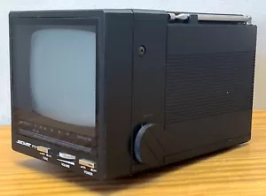 Solavox PTV1 5 inch Portable Black & White TV - Untested - Battery Rare 1980s - Picture 1 of 7