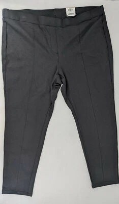 Style & Co Plus Size Seamed Ponte Leggings gray 24W - Image 1 of 4