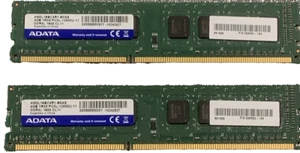 RAM desktop DDR3 ADATA 8 GB (2x4 GB) 1Rx8 PC3-12800 (AM2L16BC4R1-B0AS) - Foto 1 di 4