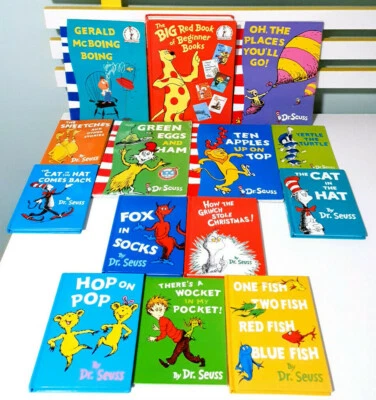 Lot of 14x Dr Seuss Children's Fiction Books! Cat in the Hat Comes Back & More! - Image 1 of 2
