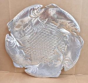 Vintage Arthur Court 12" Round Trout Fish Serving Platter 1993 - Picture 1 of 8