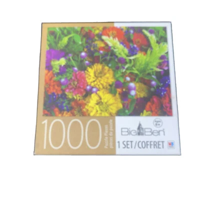 Big Ben: Flores de Verano 1000 Piezas Puzzle 1 Juego / Cofre Foto 1 de 4