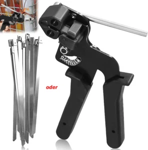 Kabelbinderzange 12mm Spannwerkzeug für Edelstahl Kabelbinder Zange Spanner - Bild 1 von 22