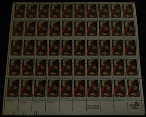 MALACK 1414a 6c Christmas, Pre-canceled, Full Sheet..MORE.. sheet1414a - Picture 1 of 1