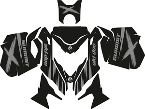 Graphics kit SKI DOO SUMMIT 2013 2014 2015 2016 SLED SNOWMOBILE DECALS STICKERS - Picture 1 of 3