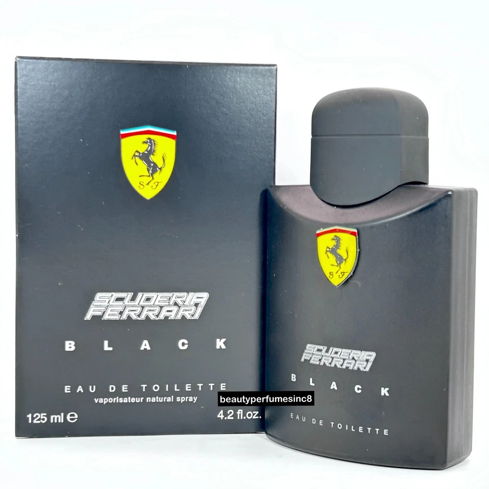 SCUDERIA FERRARI BLACK por FERRARI EDT Colonia para Hombres 4.2 OZ / 125 ml Nuevo Foto 1 de 2