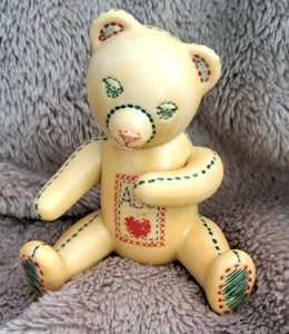 Franklin Mint Teddy Bear Americana ABC Needlepoint Cross stitch Collection TFM - Picture 1 of 3