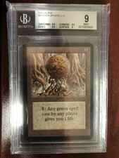 MTG Alpha Wooden Sphere BGS Graded 9 Mint