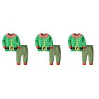  Set of 3 Elfen-Bodysuit Kleidung Weihnachtlich Mädels Weihnachten
