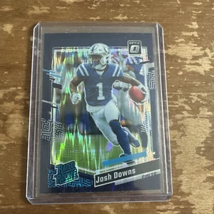 2023 Panini Donruss Optic - Rated Rookie Purple Shock Prizm #248 Josh Downs (RC) - Bild 1 von 2